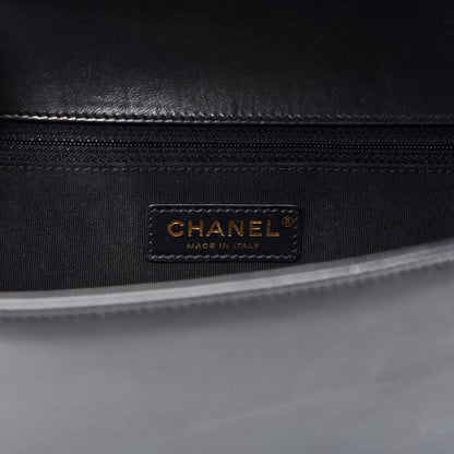 Chanel Lambskin Quilted New Medium Boy Flap Black 8 of 10