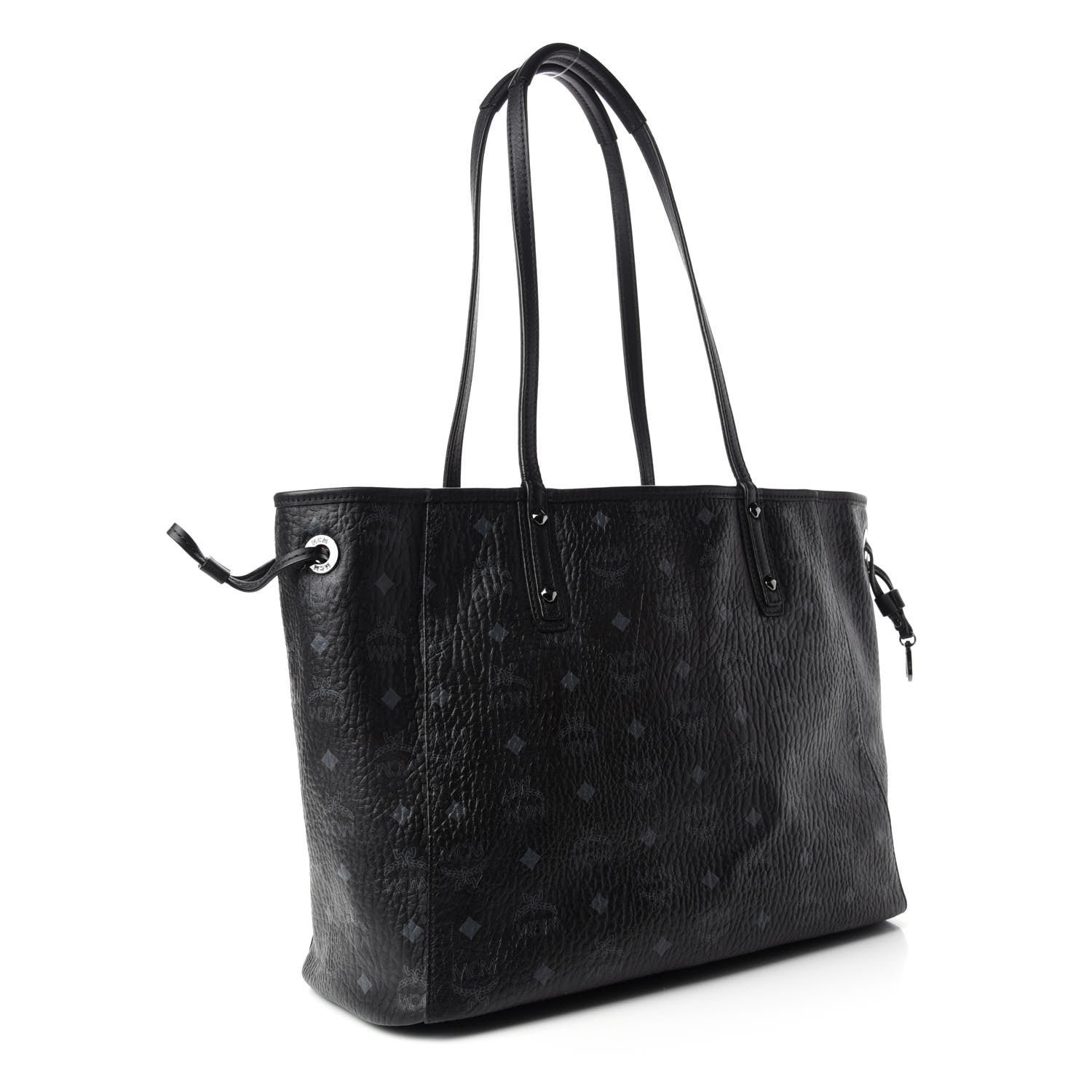 MCM Metallic Galaxy Visetos Medium Project Reversible Shopper Tote Black Multicolor 3 of 15