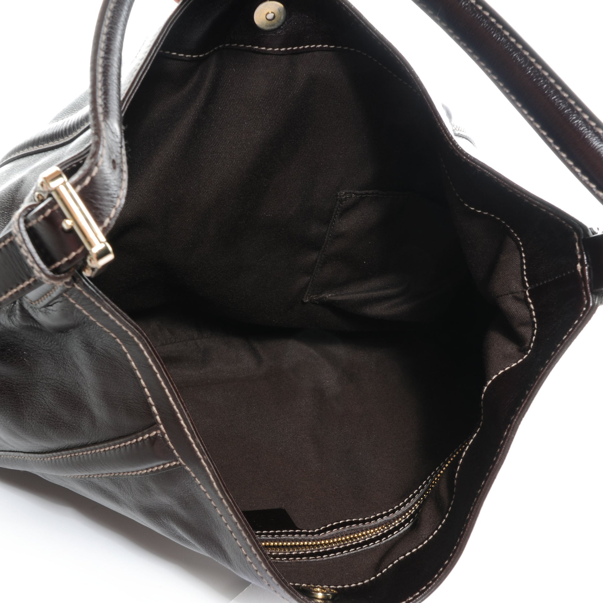 Gucci Leather GG Britt Hobo Dark Brown 5 of 7