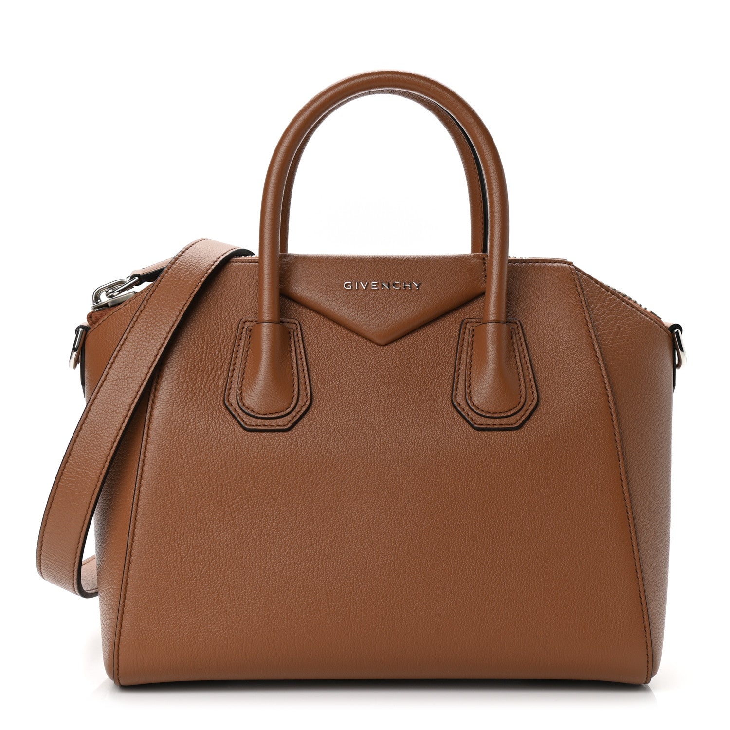 Givenchy Sugar Goatskin Small Antigona Pony Brown 1 of 11
