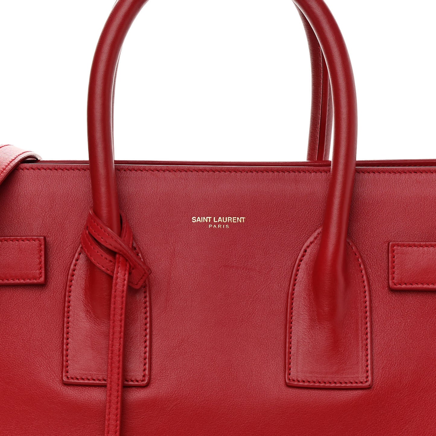 Calfskin Small Sac De Jour Lipstick Red