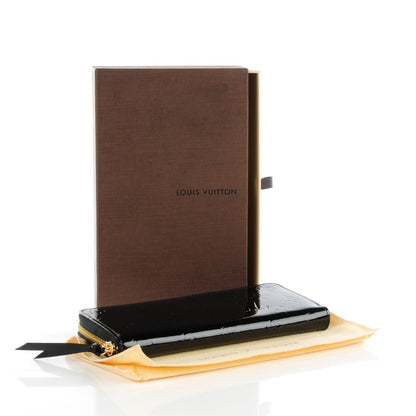 Louis Vuitton Vernis Clemence Wallet Black 4 of 7