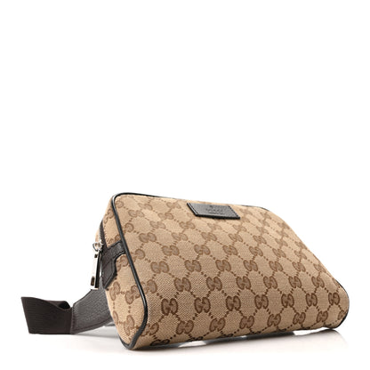 Gucci Monogram Belt Bag Dark Brown 4 of 10