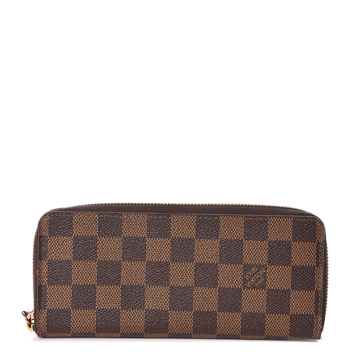 Damier Ebene Clemence Wallet Cherry