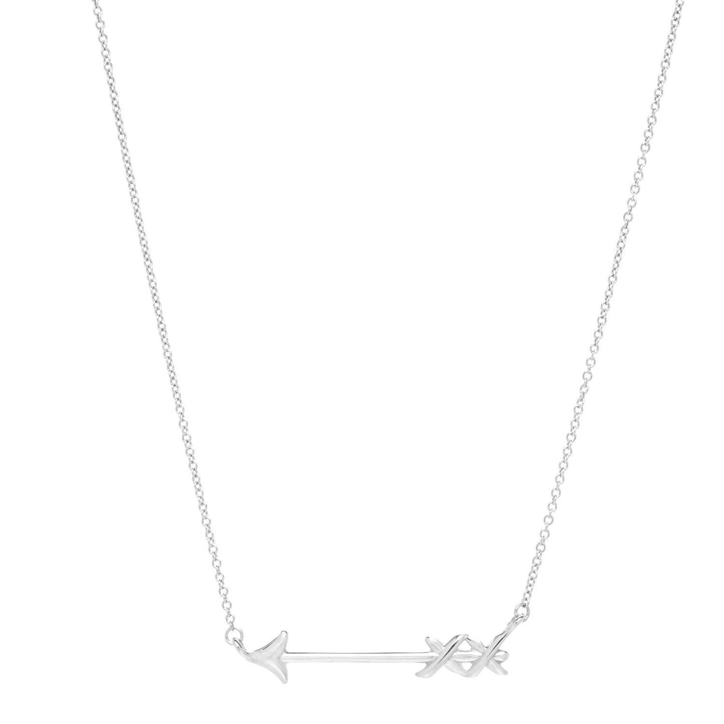 Sterling Silver Paloma's Graffiti Arrow Pendant Necklace