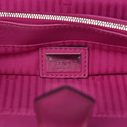 Fendi Vitello Elite Petite 2Jours Tote Magenta 6 of 12
