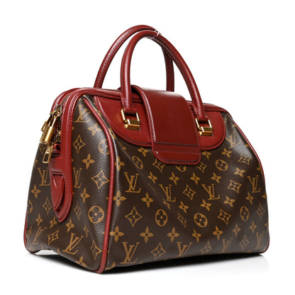 Louis Vuitton Monogram Golden Arrow Speedy Burgundy 2 of 13