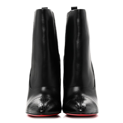 Christian Louboutin Calfskin Shine Me In The 90s 85 Ankle Boots 38 Black 3 of 10