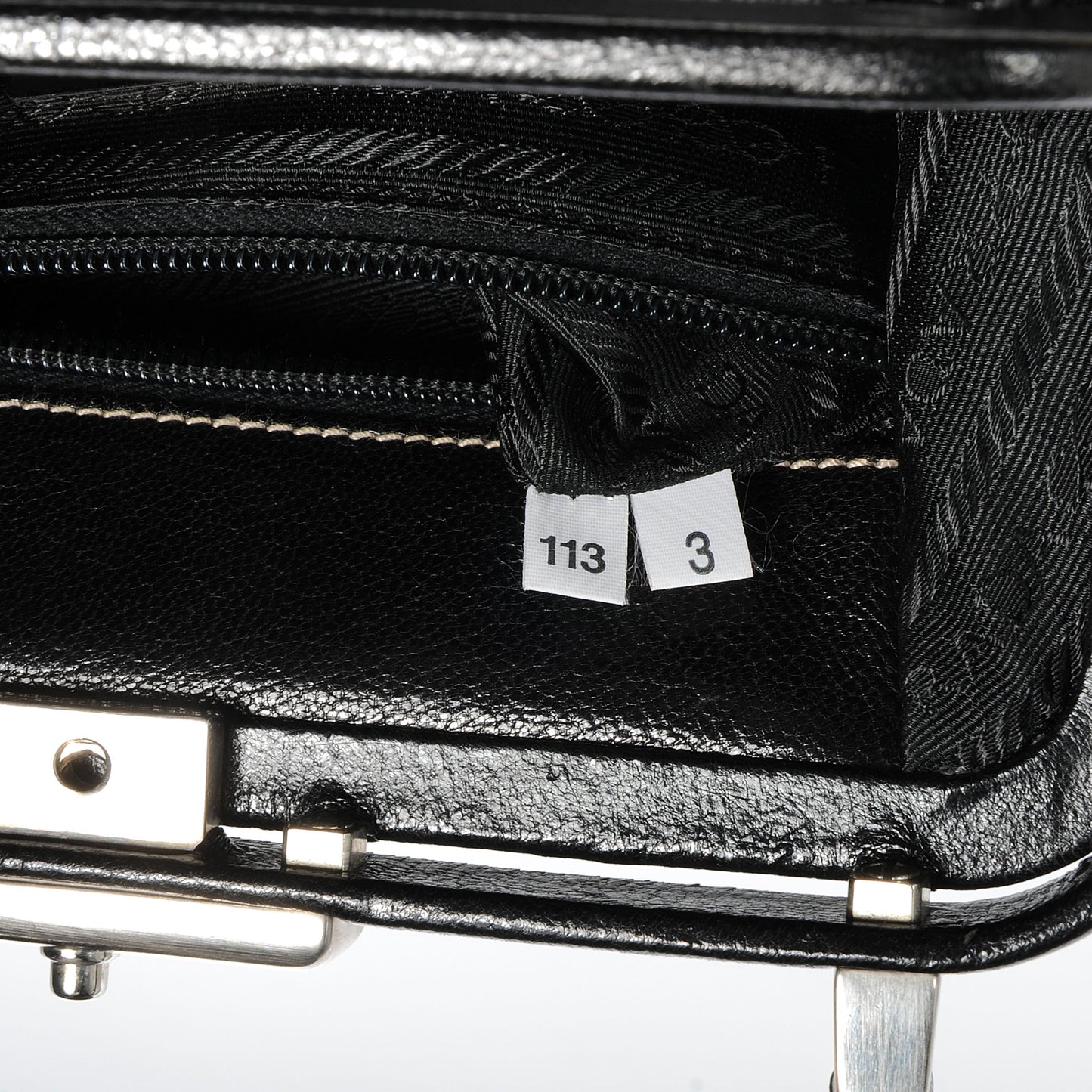 Goatskin Cerniera Doctor Bag Black