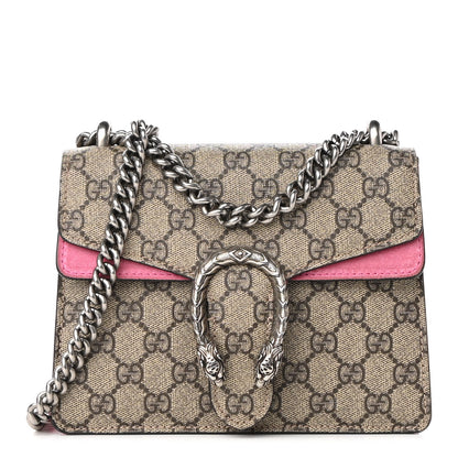 Gucci GG Supreme Monogram Mini Dionysus Shoulder Bag Pink 1 of 9
