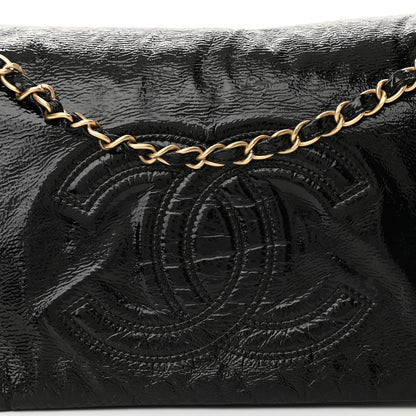 Chanel Vinyl Medium Rock and Chain Flap Black 8 of 10