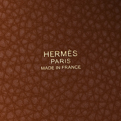 Hermes Taurillon Clemence Picotin Lock 22 MM Gold 7 of 11