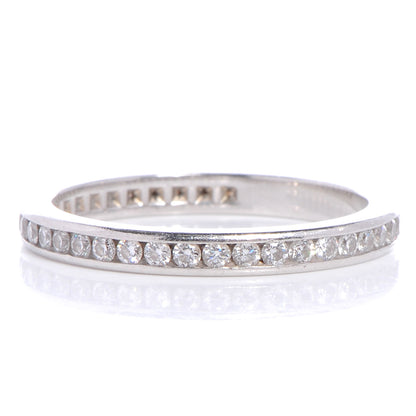Tiffany Platinum Diamond 2mm Wedding Band 6 4 of 5