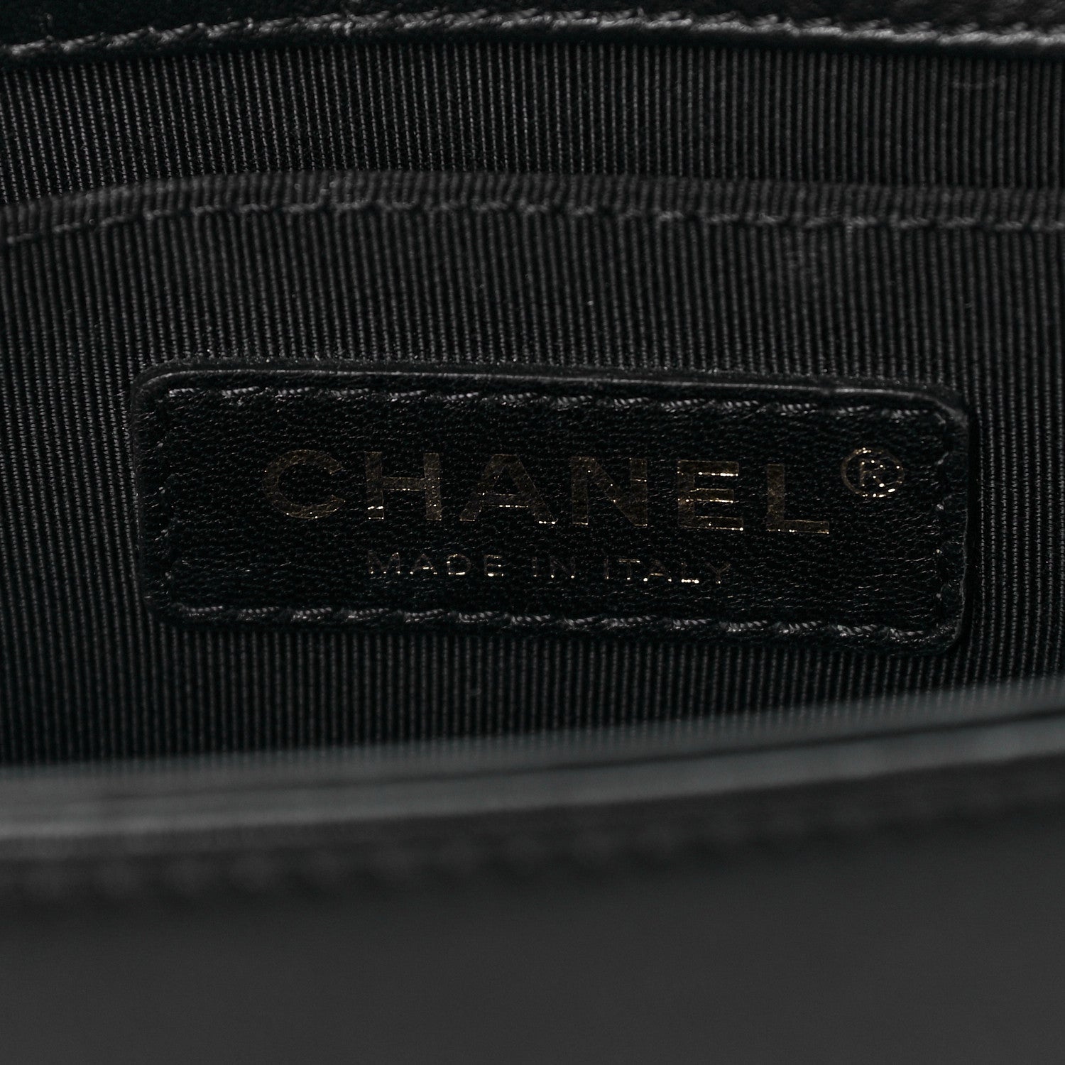 Chanel Calfskin Velvet Small Boy Flap Black Red 5 of 8