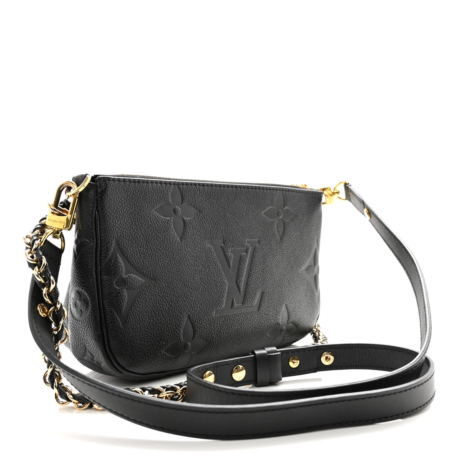 Louis Vuitton Empreinte Monogram Giant Multi Pochette Accessories Black 3 of 11