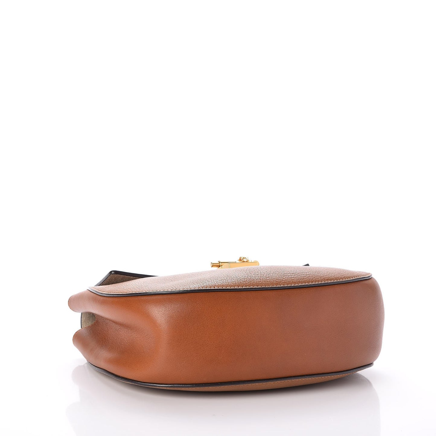 Grained Lambskin Drew Shoulder Bag Caramel