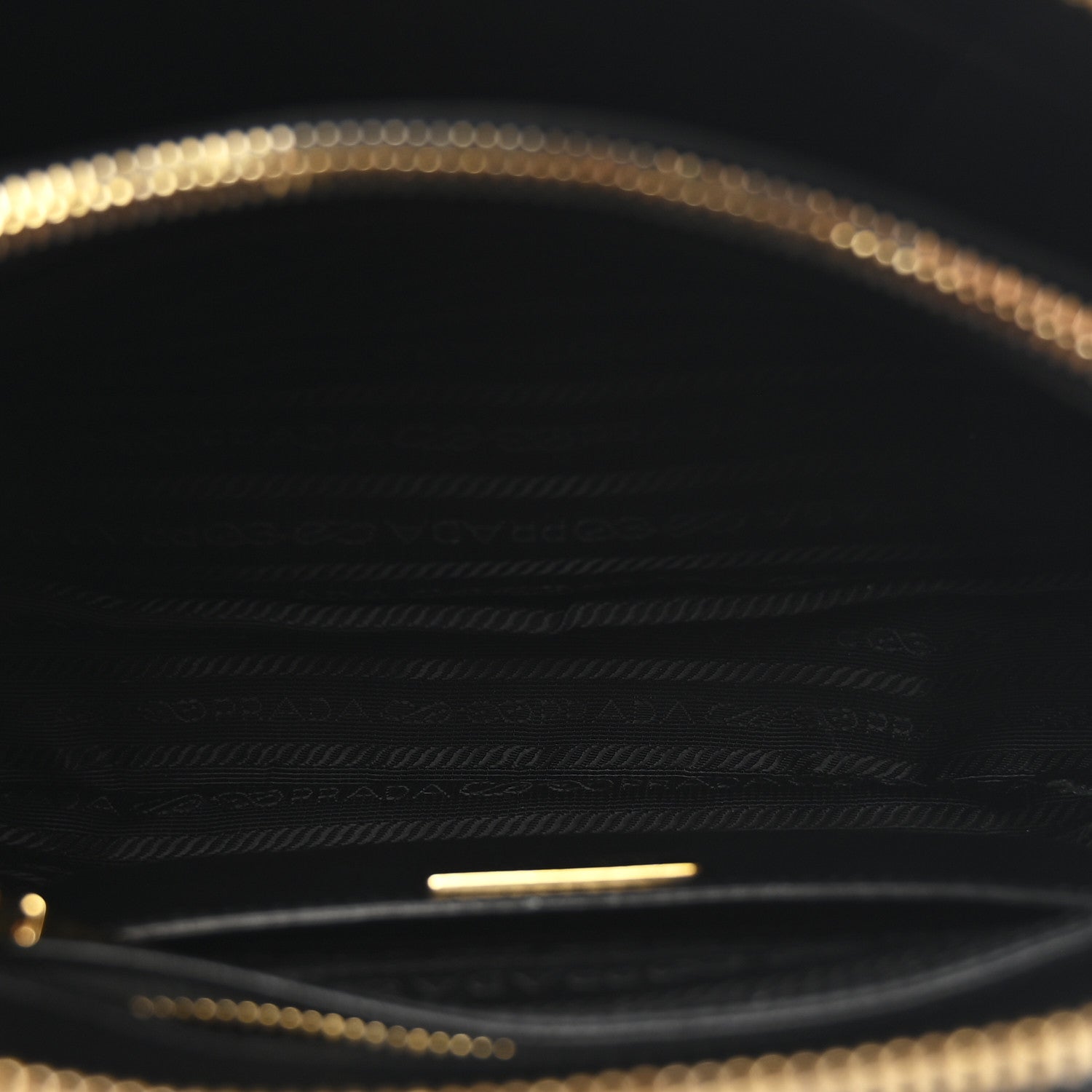 Prada Saffiano Lux Medium Promenade Tote Black 6 of 11