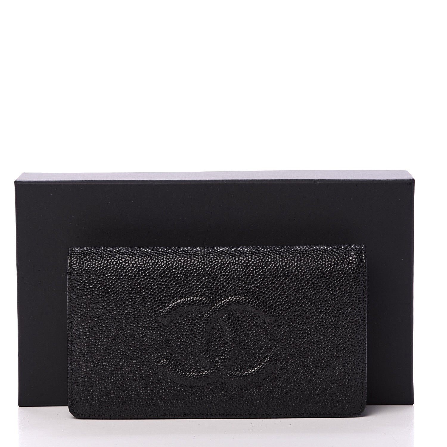 Chanel Caviar Timeless CC Yen Wallet Black 11 of 11