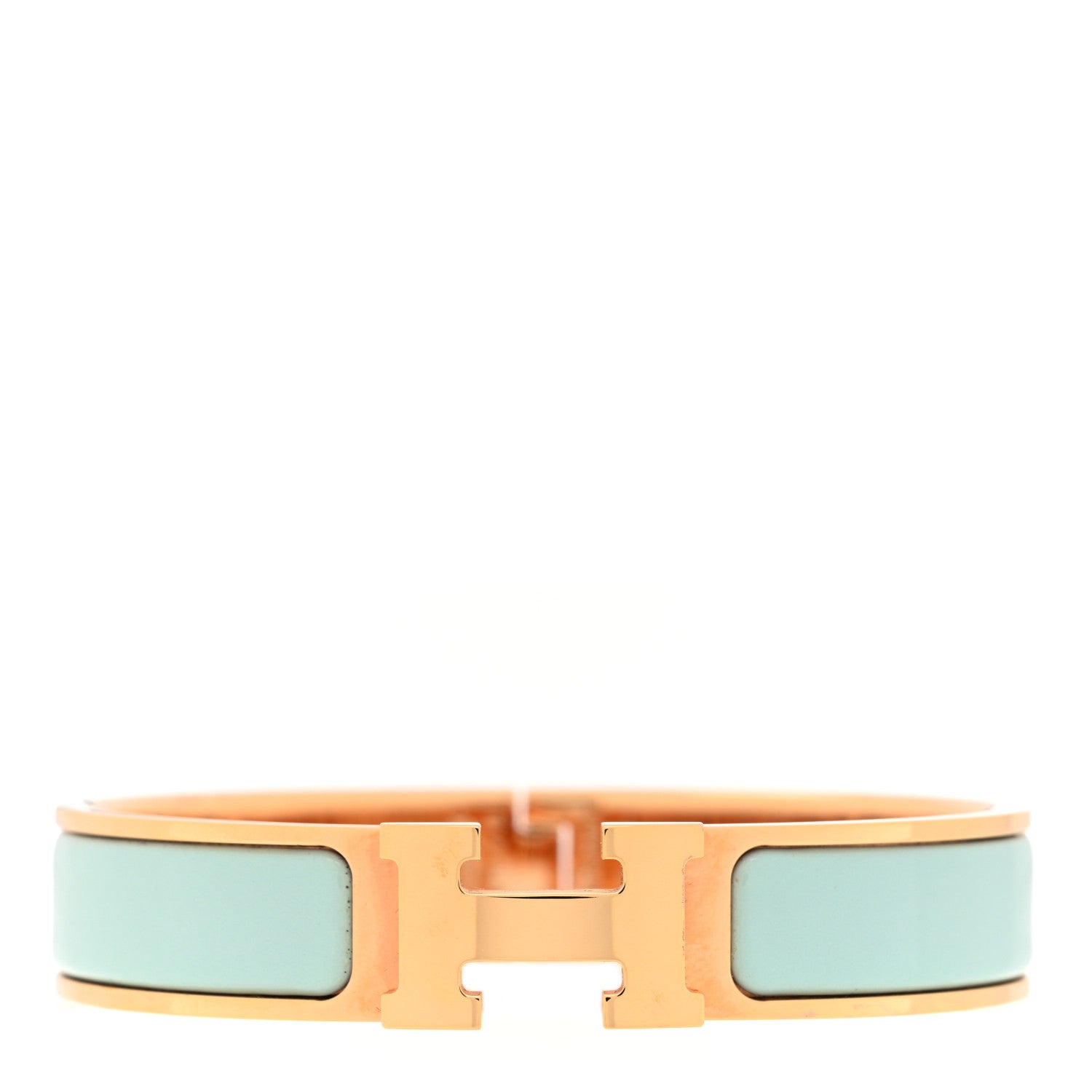 Hermes Enamel Narrow Clic Clac H Bracelet PM Mint 1 of 5