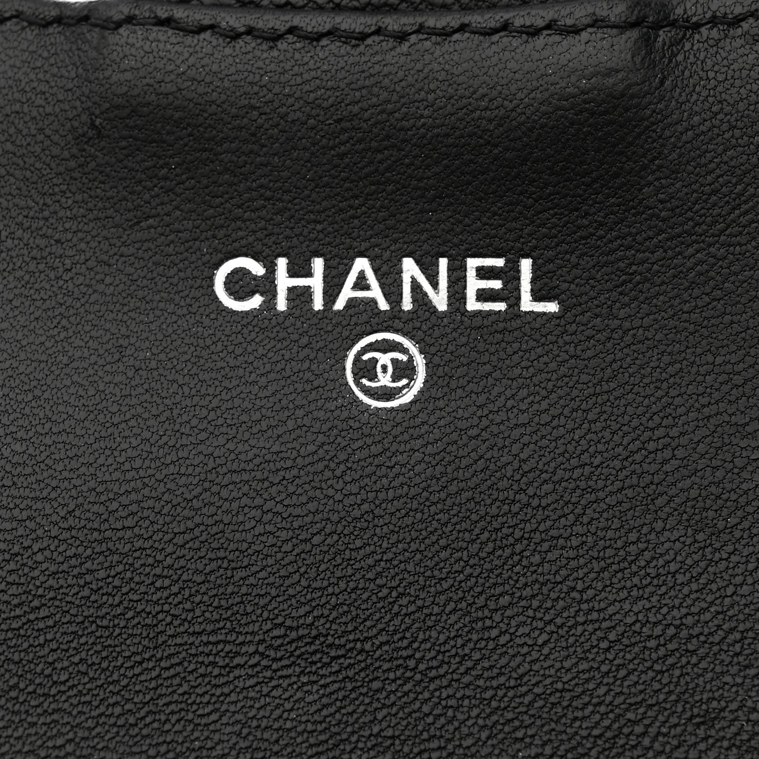 Chanel Lambskin Quilted Flap Card Holder Wallet Black 5 of 8
