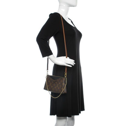 Louis Vuitton Monogram Pallas Clutch Black 2 of 11