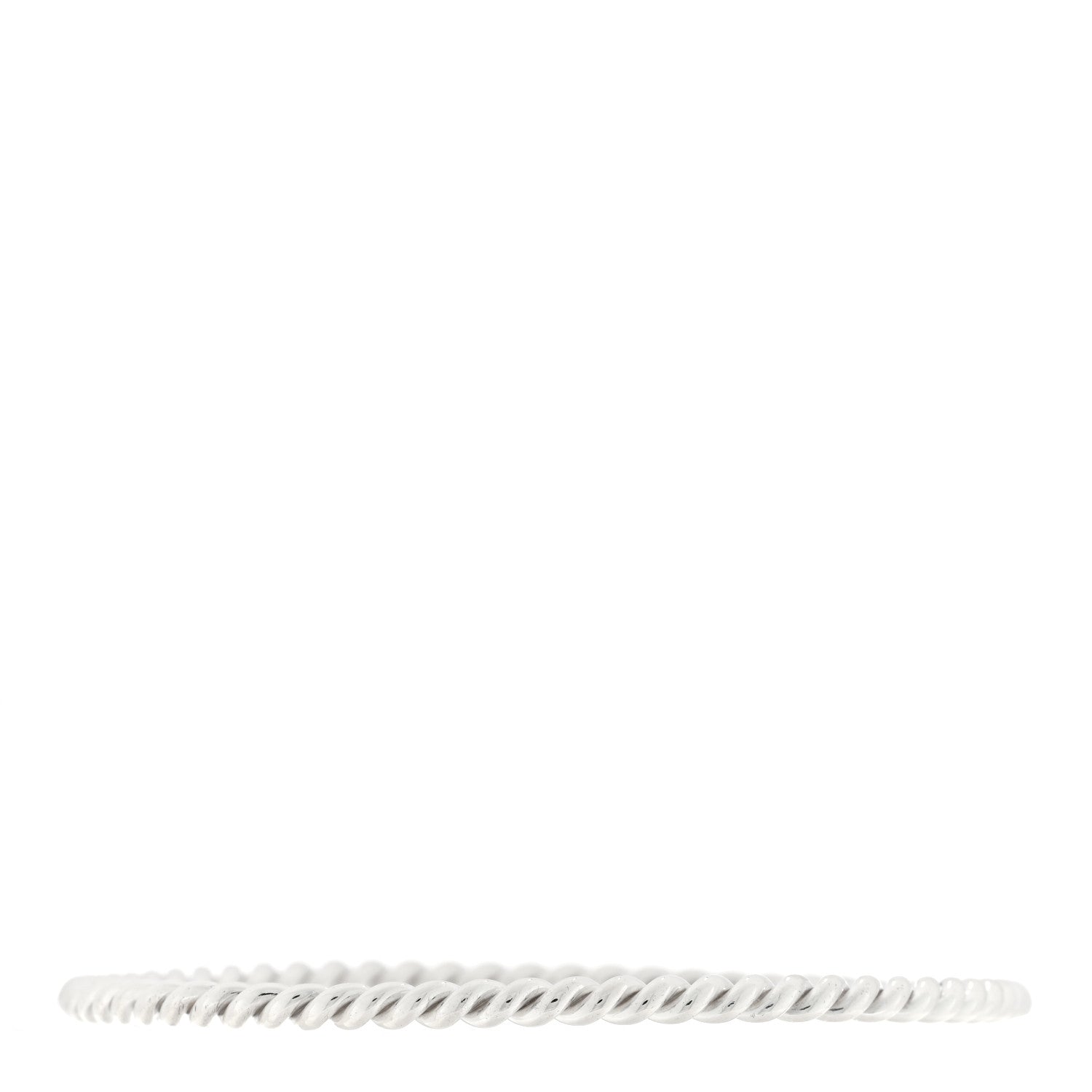 Tiffany Sterling Silver Twist Rope Bangle Bracelet 2 of 3