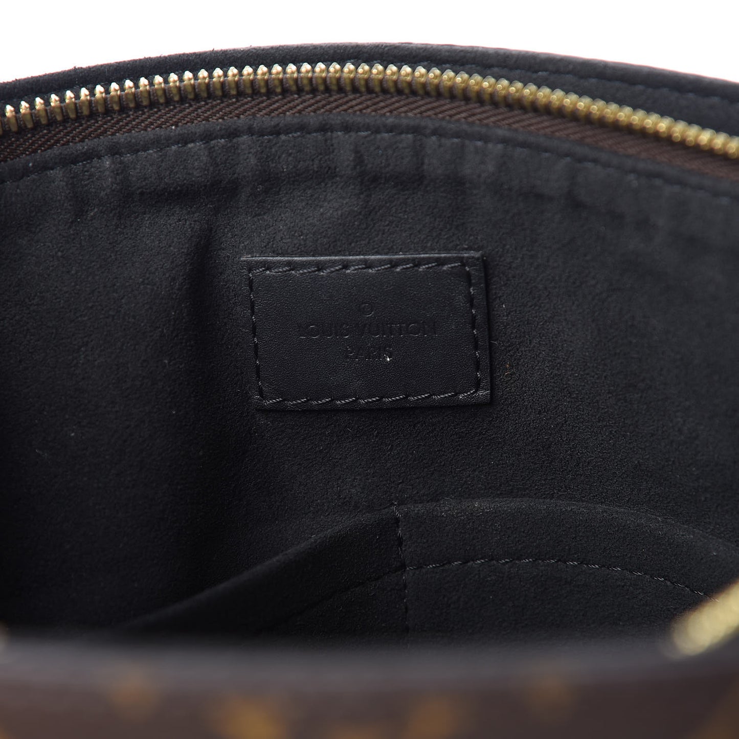 Monogram Flower Zipped Tote PM Black