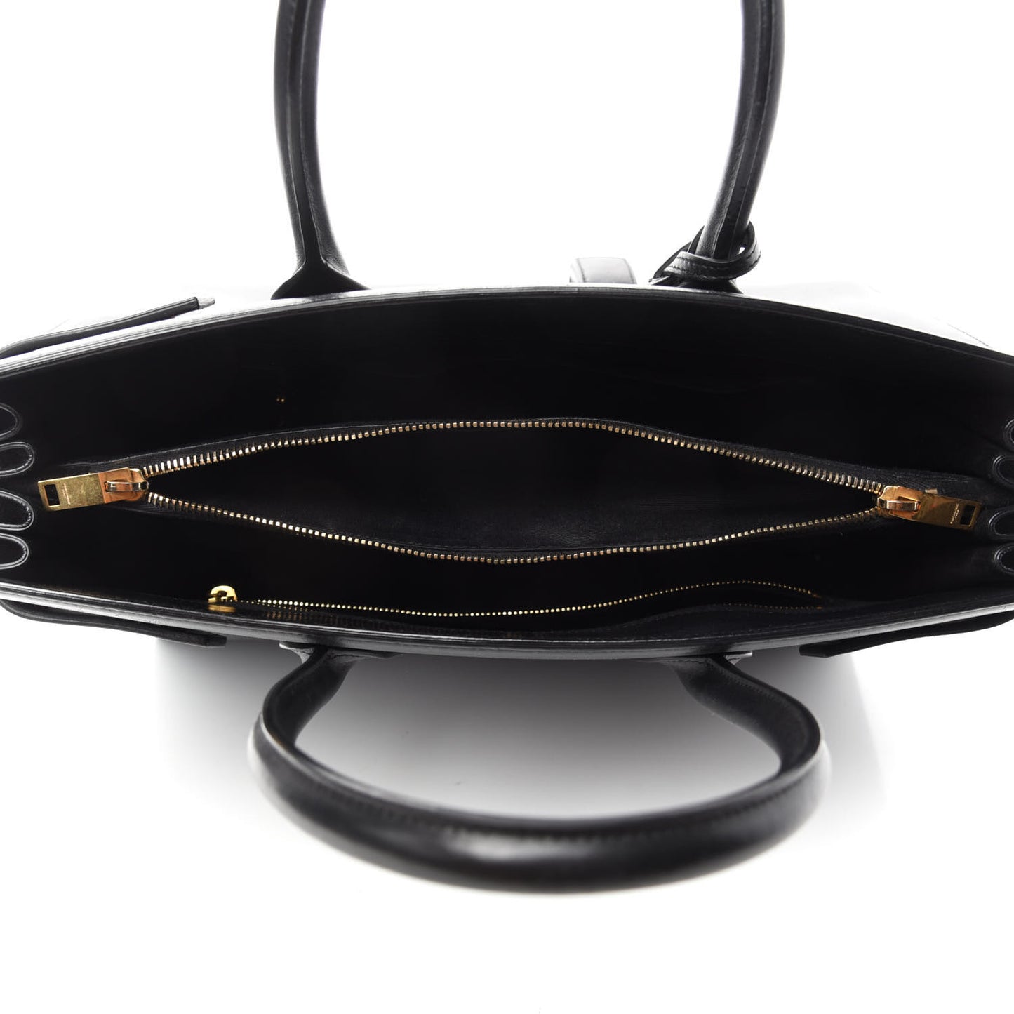 Calfskin Large Sac De Jour Carryall Black