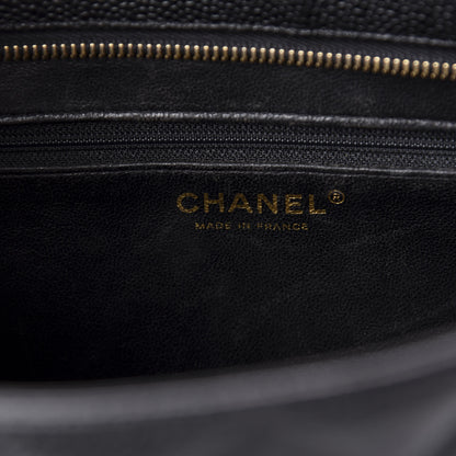 Chanel Caviar Quilted Medallion Tote Black 8 of 9