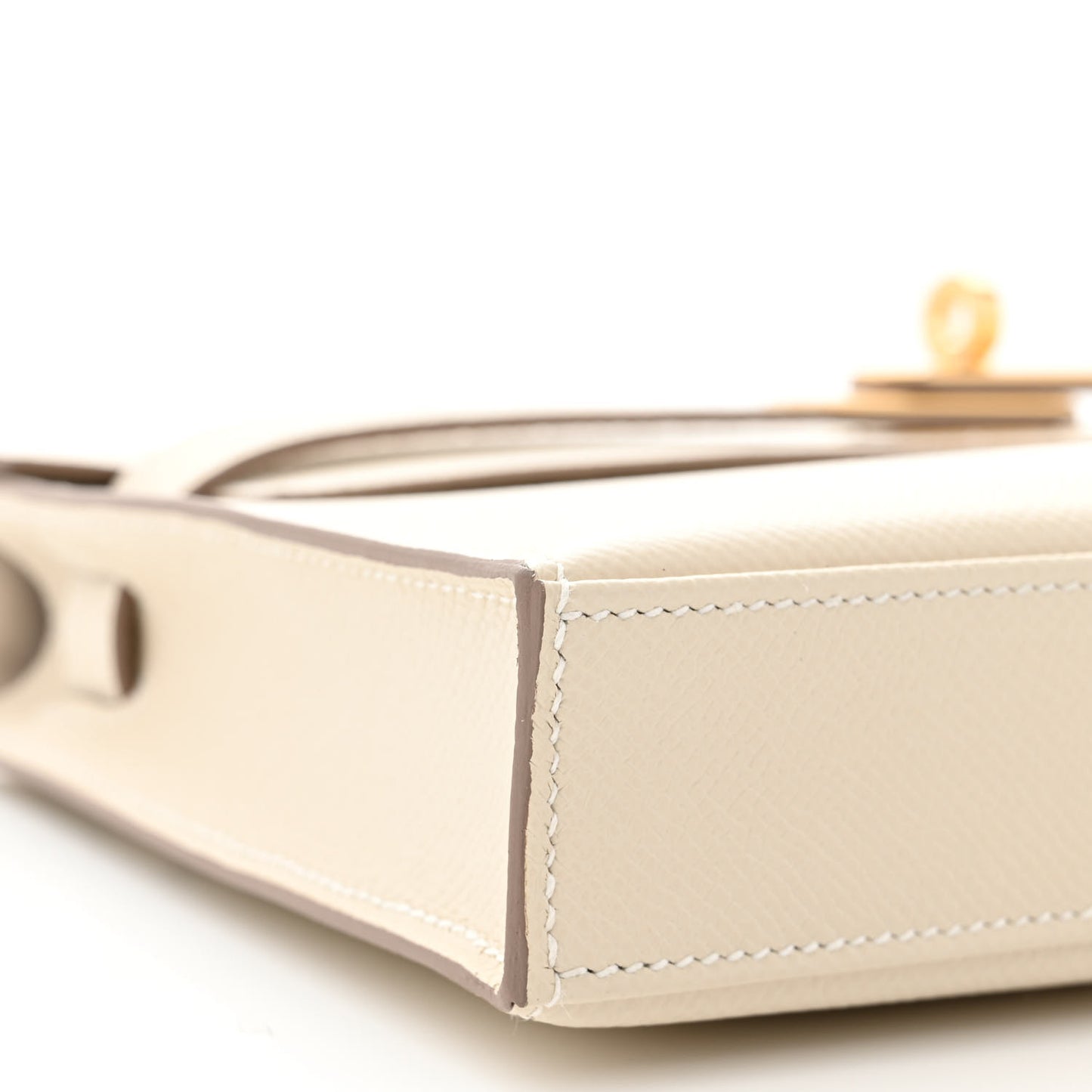 Madame Calfskin Kelly Elan Craie