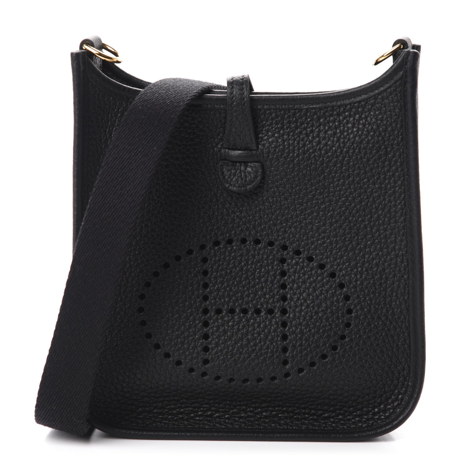 Hermes Taurillon Clemence Evelyne TPM Black 1 of 11