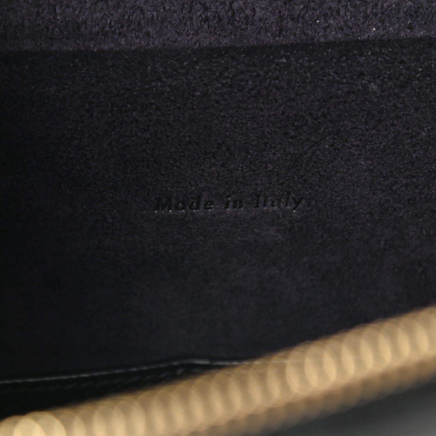 Baby Grained Calfskin Micro Belt Bag Black