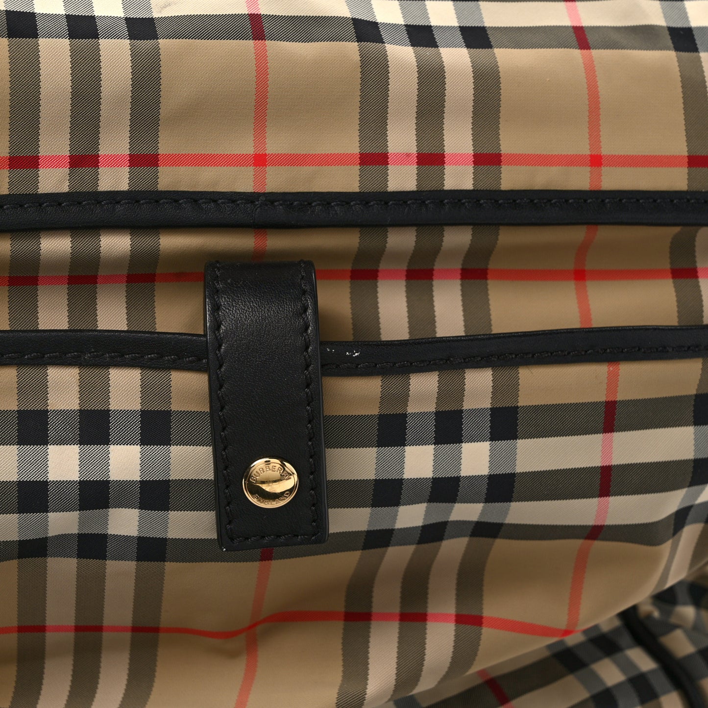Nylon Vintage Check Logo Diaper Bag