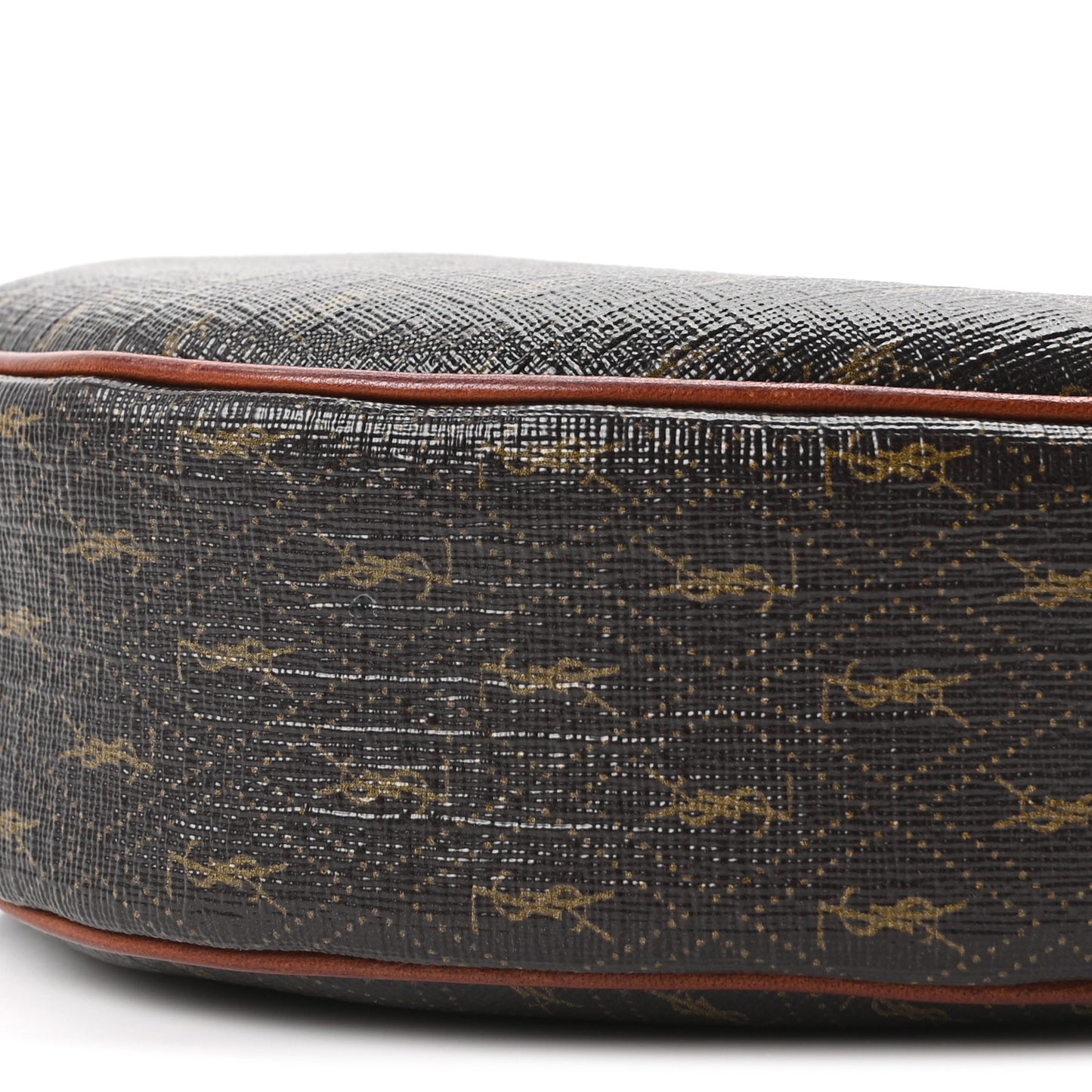 Canvas Smooth Calfskin Le Monogramme Coeur Crossbody Chestnut