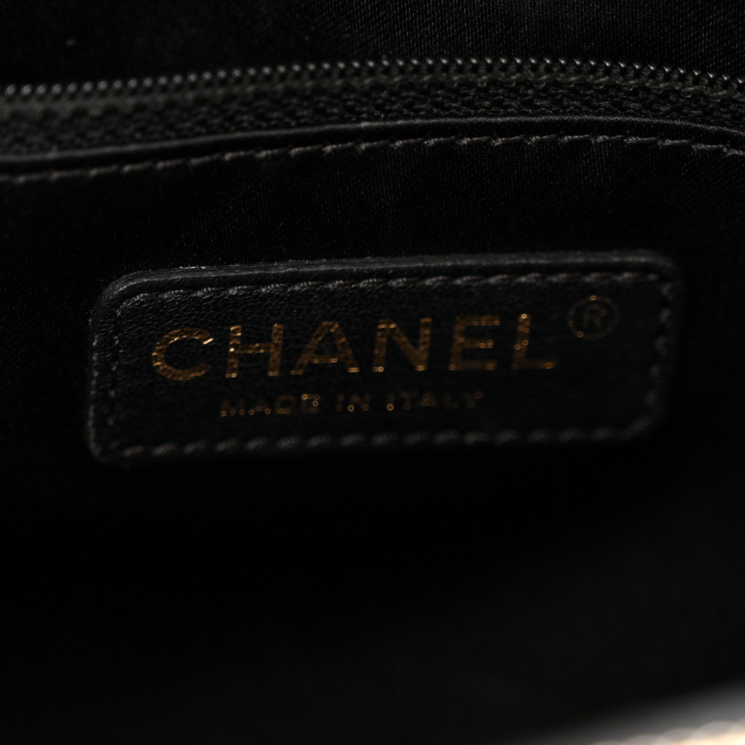 Chanel Caviar Quilted Grand Shopping Tote GST Black 6 of 15