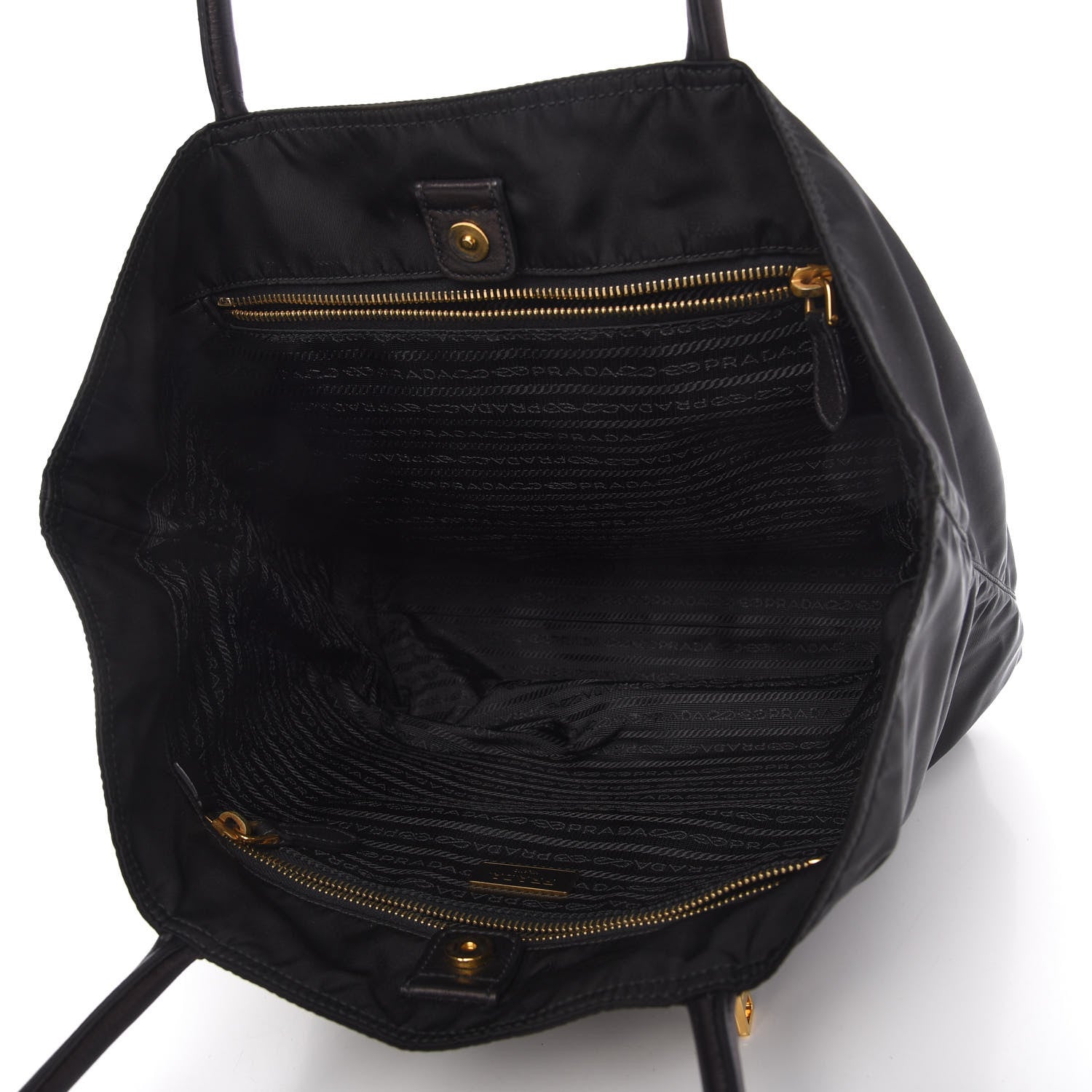 Prada Tessuto Nylon Tote Black 5 of 11