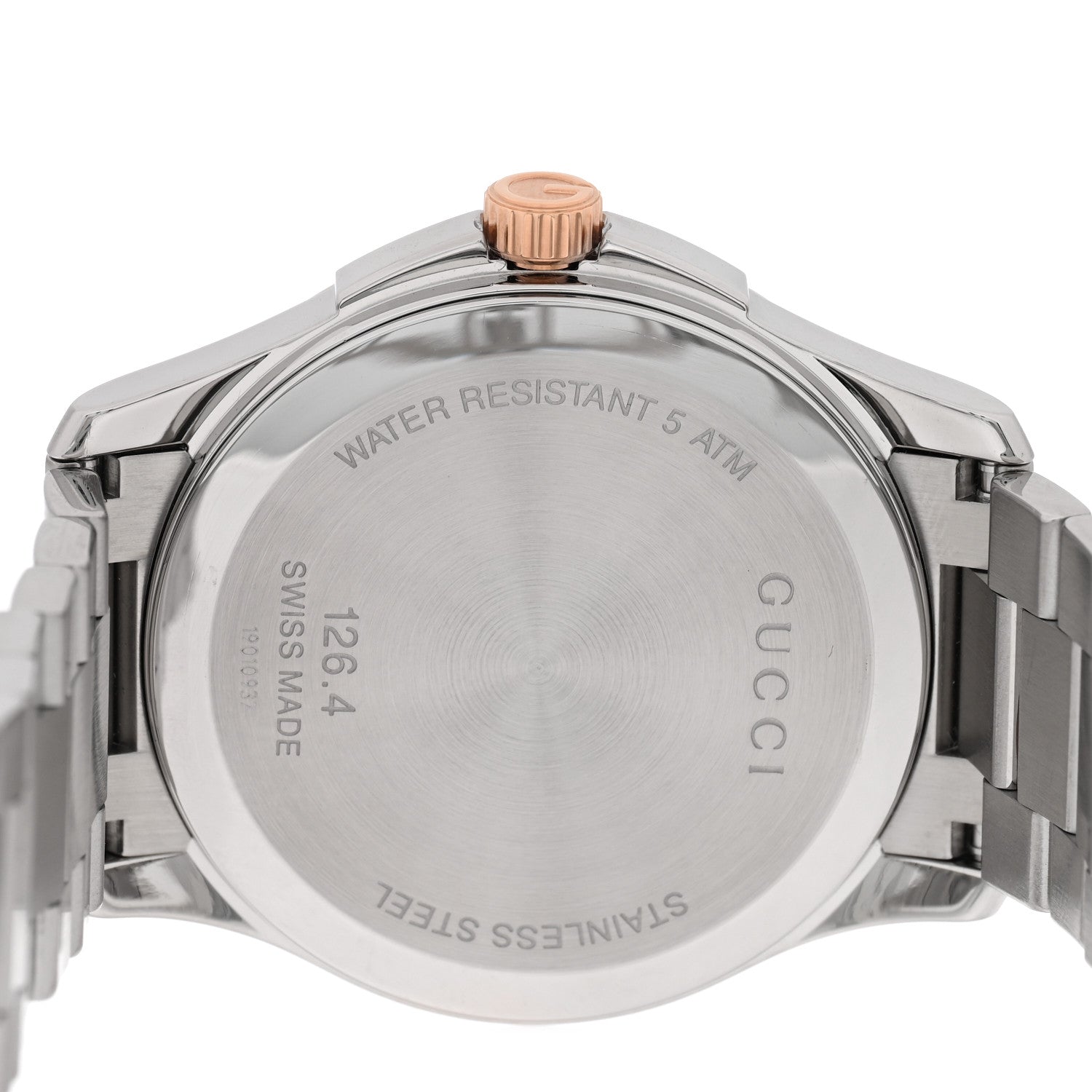 Gucci Stainless Steel 38mm G-Timeless Two Tone Quartz Watch 4 of 5