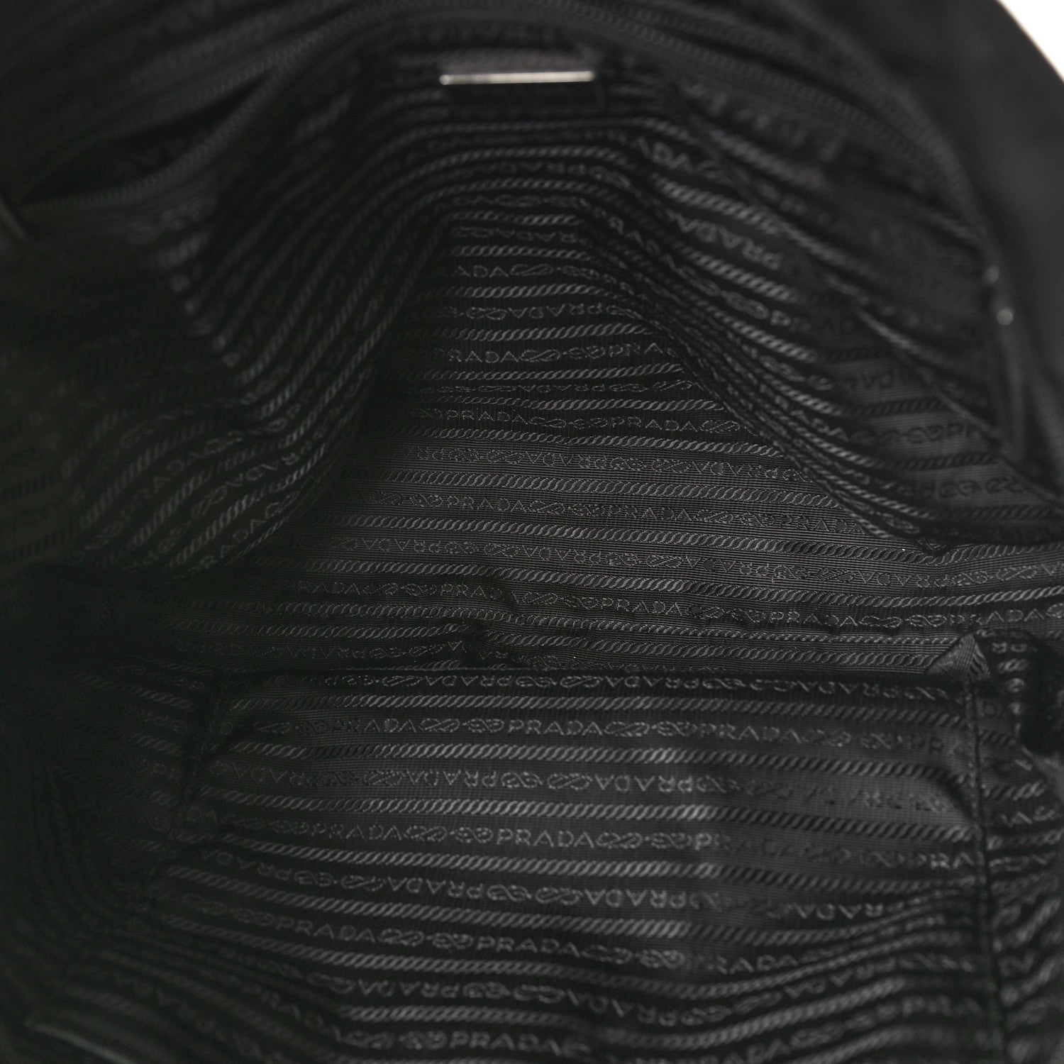 Prada Tessuto Nylon Saffiano Vela Tote Black 6 of 8