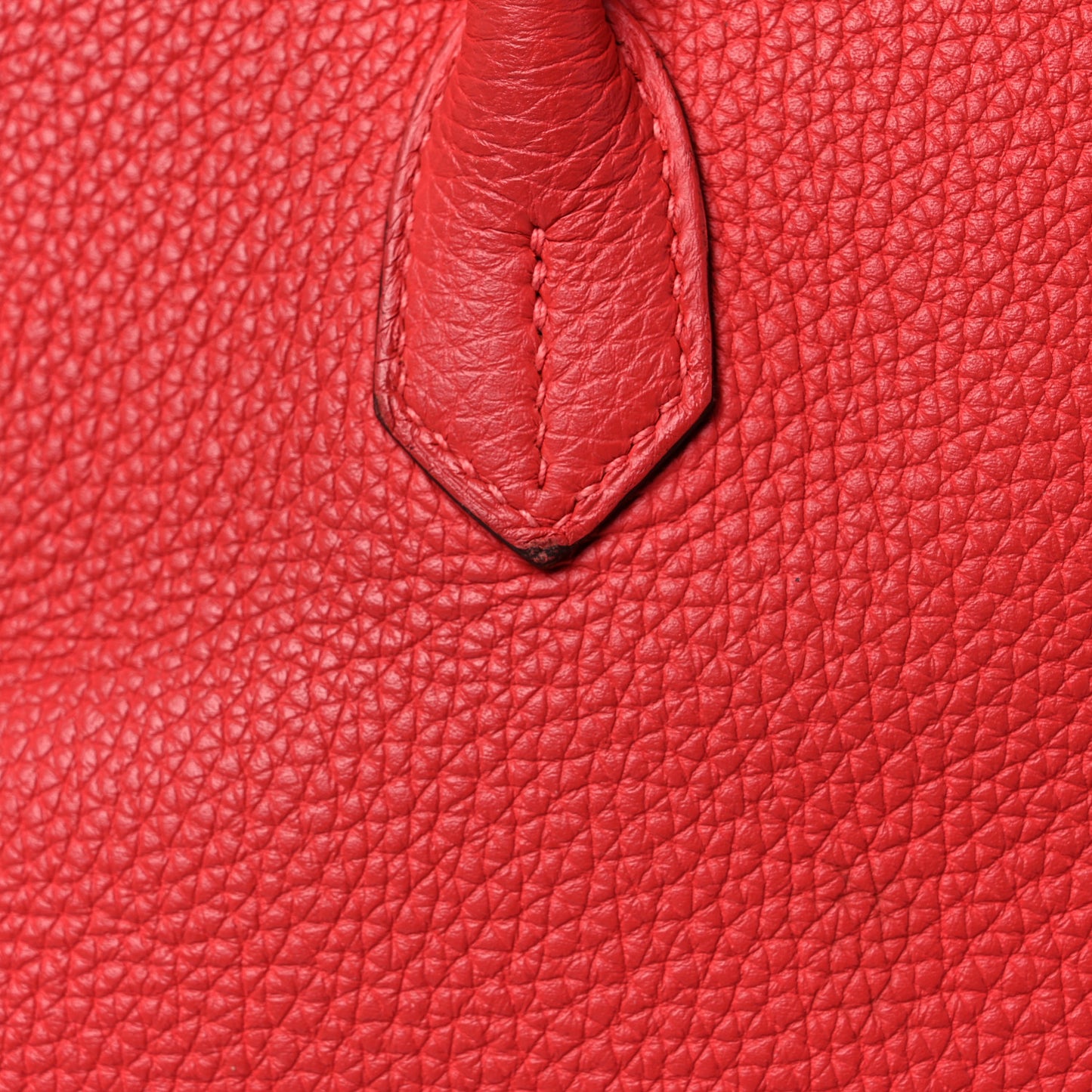 Togo Birkin 35 Rouge Pivoine