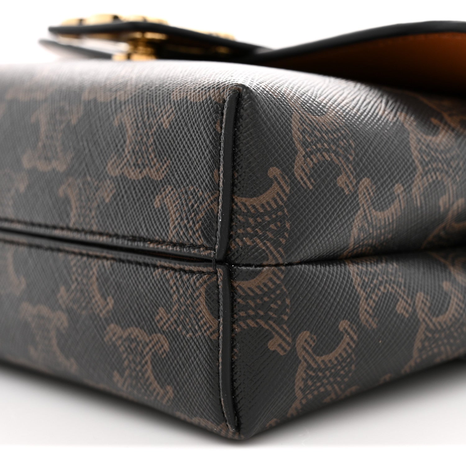 Celine Triomphe Canvas Teen Victoire  Tan 10 of 10