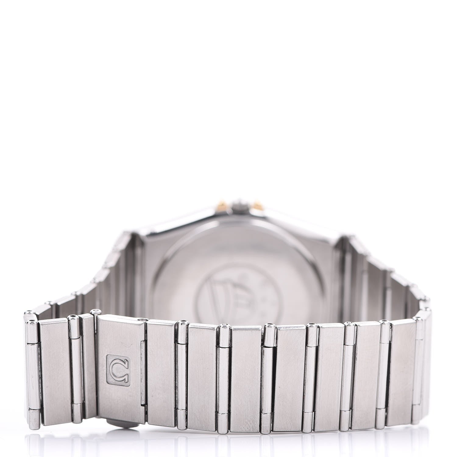 Omega Stainless Steel 18K Yellow Gold 33mm Constellation Quartz Watch White 396.1075 4 of 6