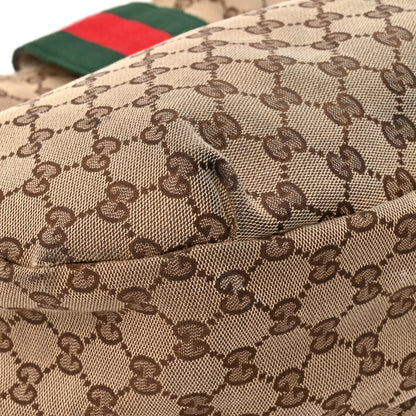 Gucci Monogram Large New Ladies Web Hobo Off White 10 of 15
