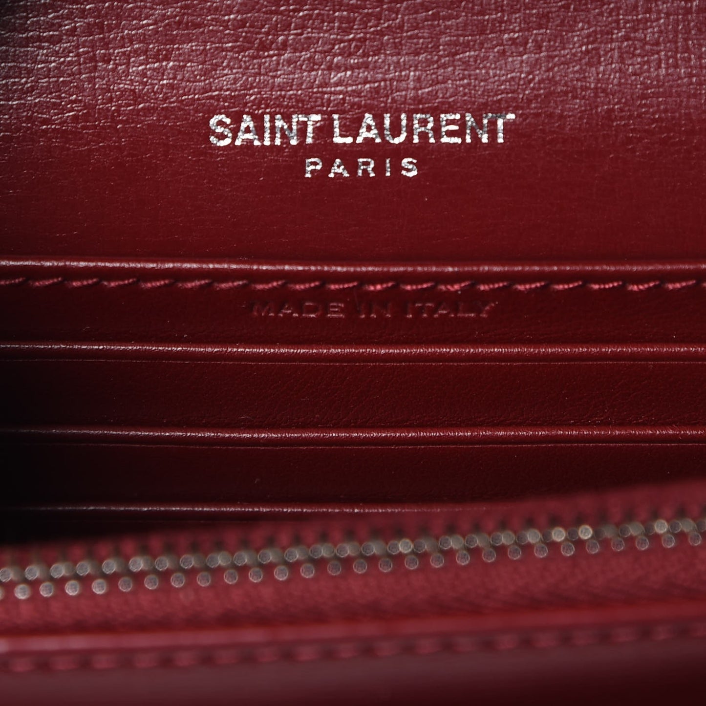 Calfskin Monogram Sunset Chain Wallet Palissandre