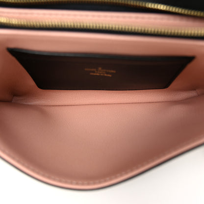 Louis Vuitton Lambskin Embossed Monogram Pochette Coussin Black 5 of 10