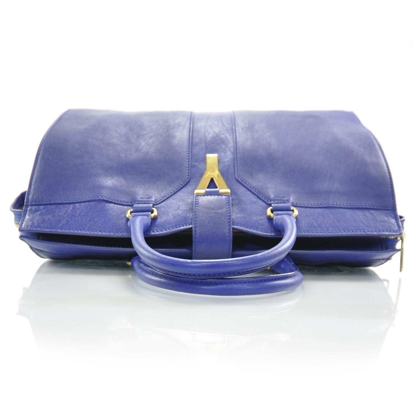 Leather Large Cabas Chyc Blue