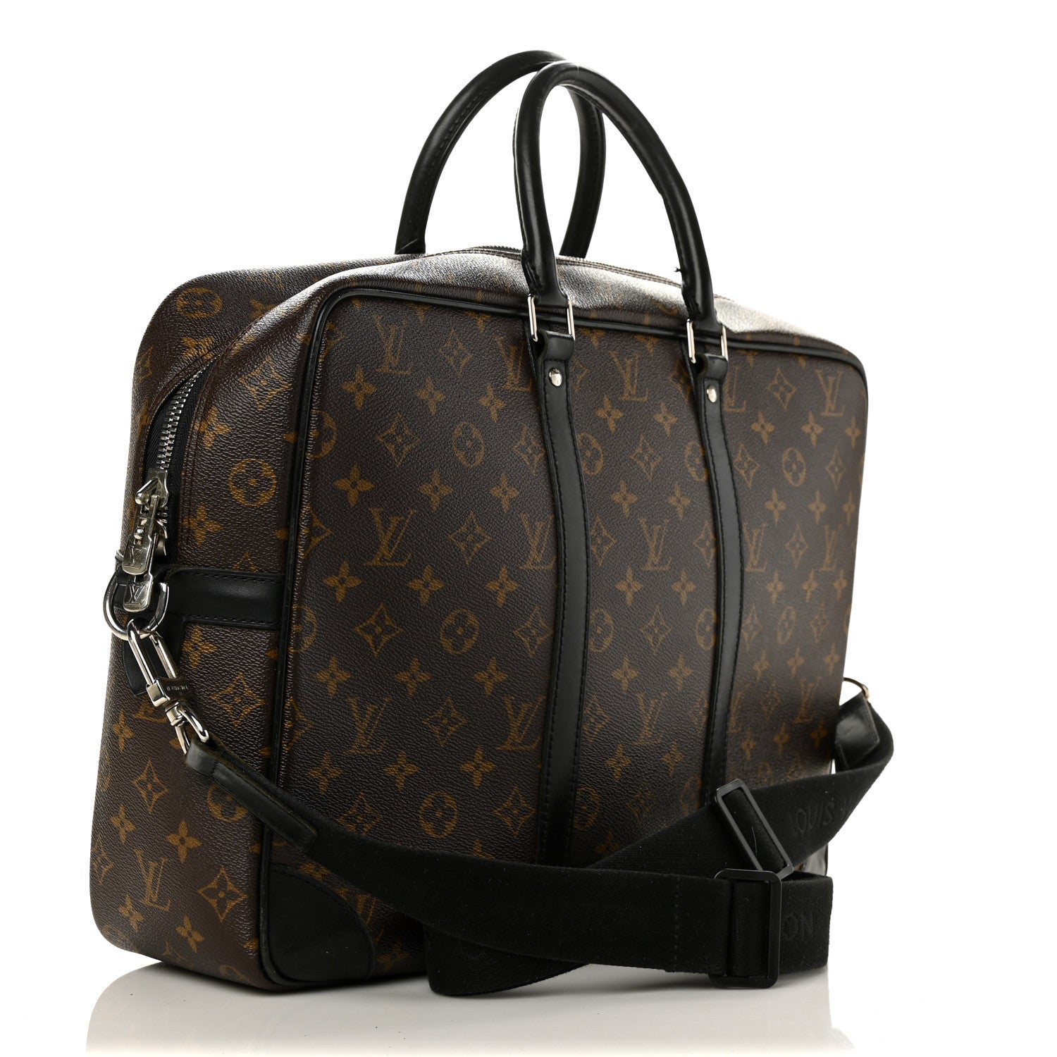 Louis Vuitton Monogram Macassar Porte-Documents Voyage GM 3 of 9