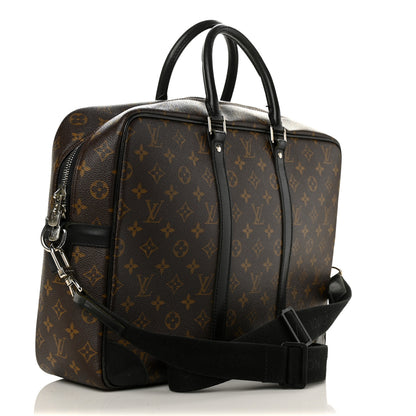 Louis Vuitton Monogram Macassar Porte-Documents Voyage GM 3 of 9