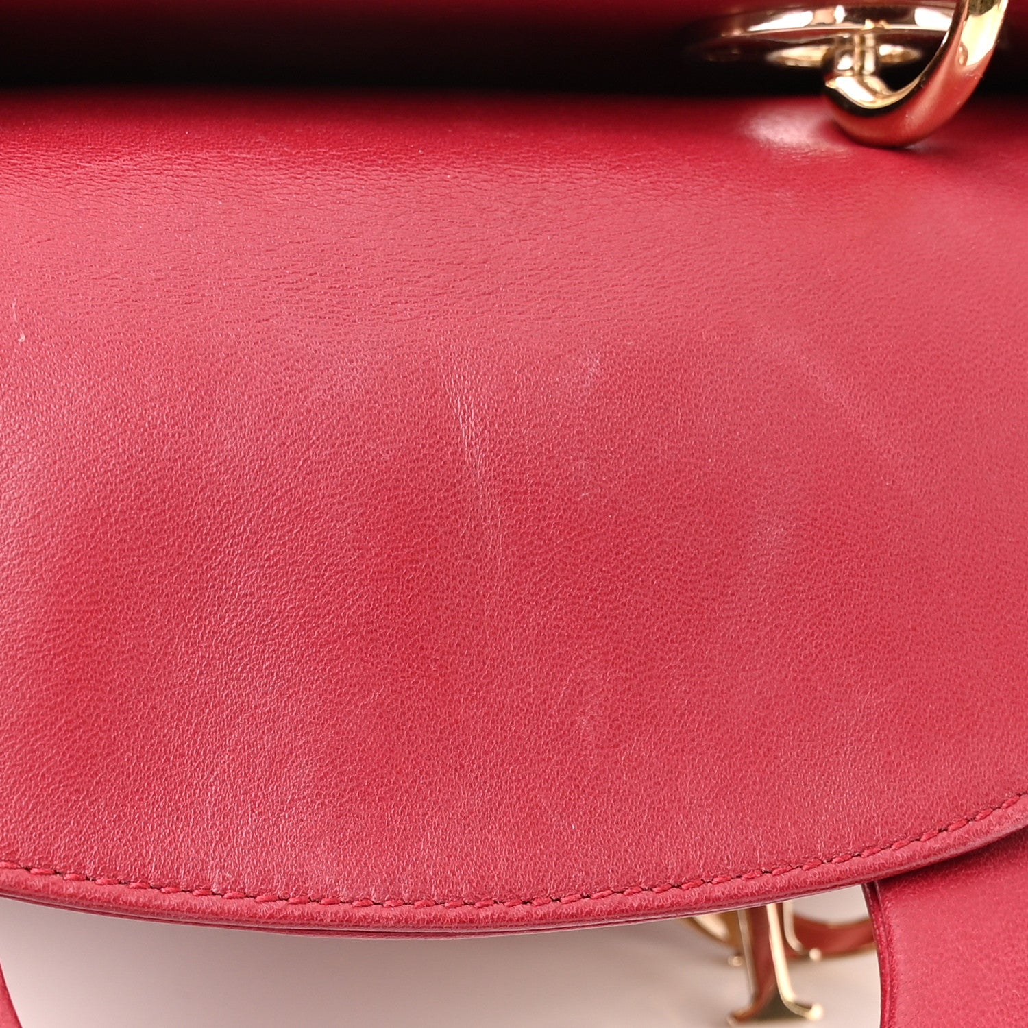 Christian Dior Lambskin Cannage Small Lucky Badges My Lady Dior Red 14 of 14