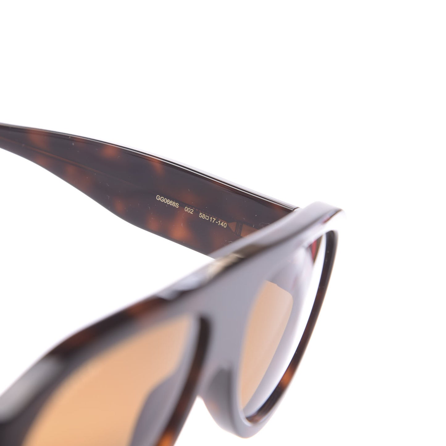 Acetate Aviator Sunglasses GG0668S Havana