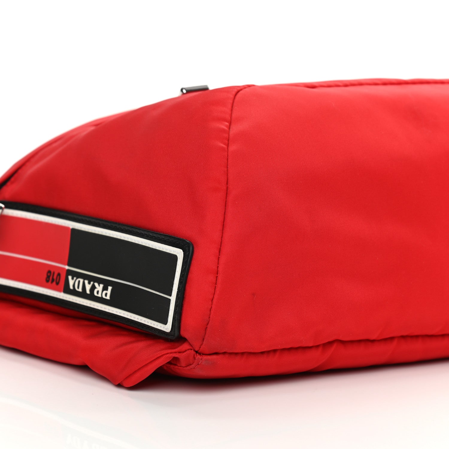 Prada Tessuto Nylon Belt Bag Red 10 of 14